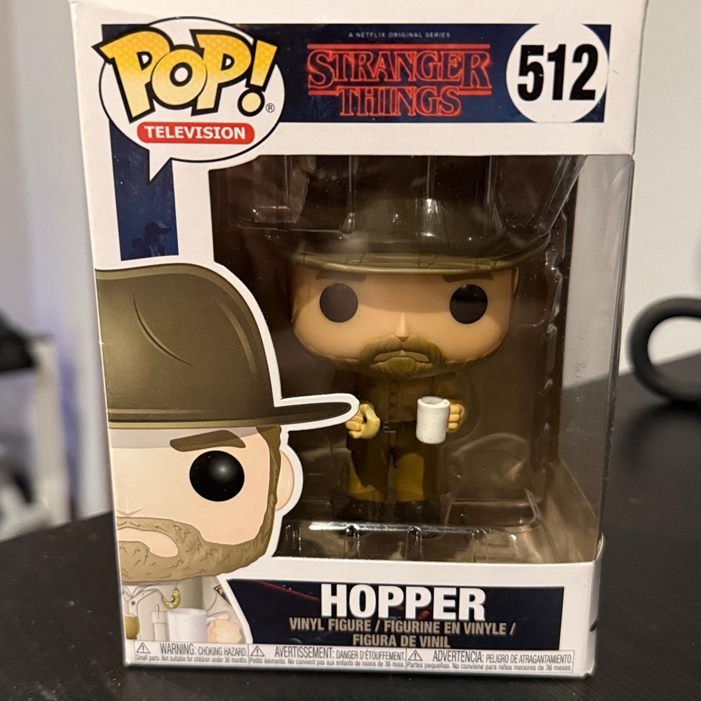 NIB Funko Pop! TV Stranger Things - Hopper 512